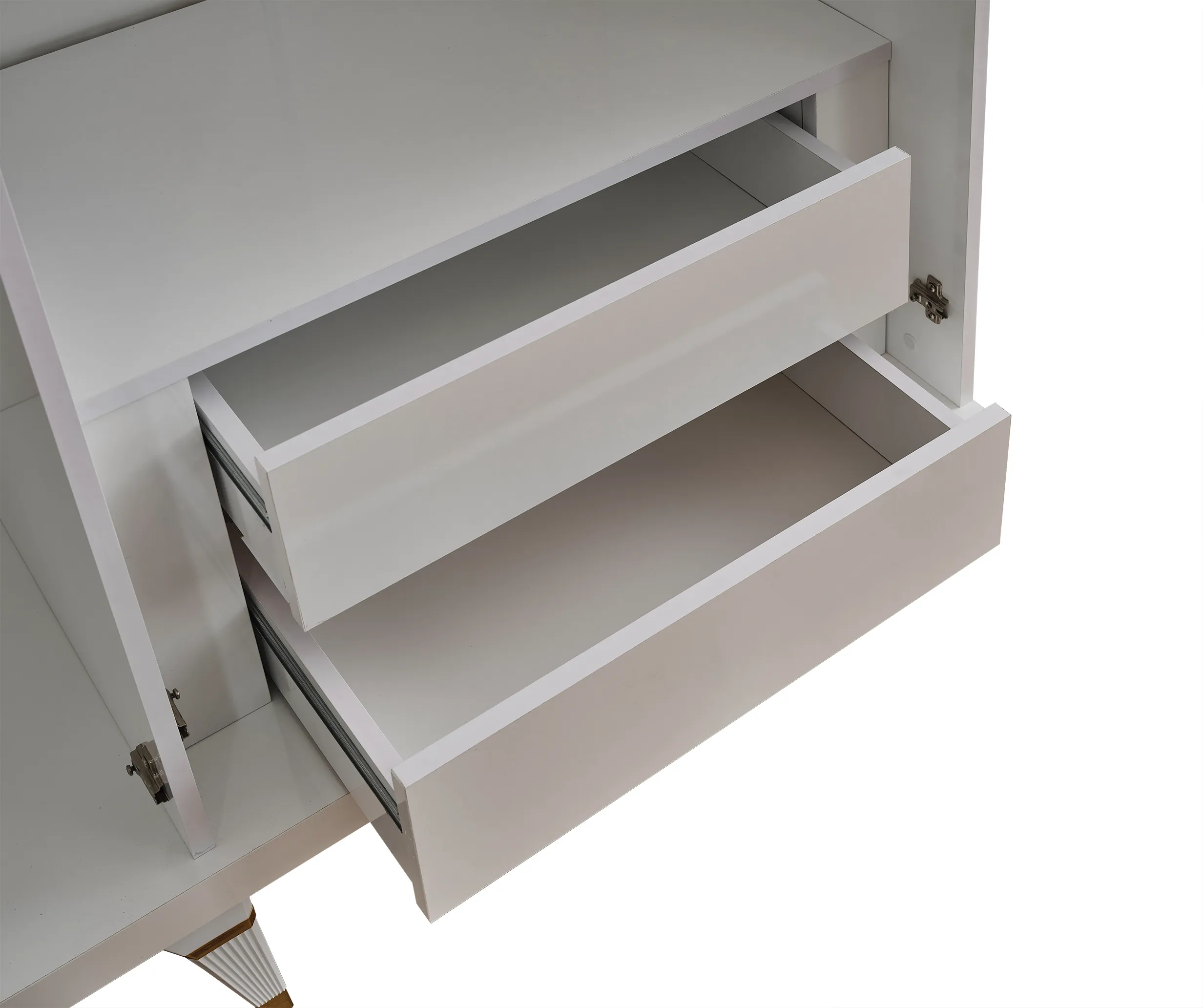 Floransa 6 Doors Wardrobe - White Color - Thumbnail